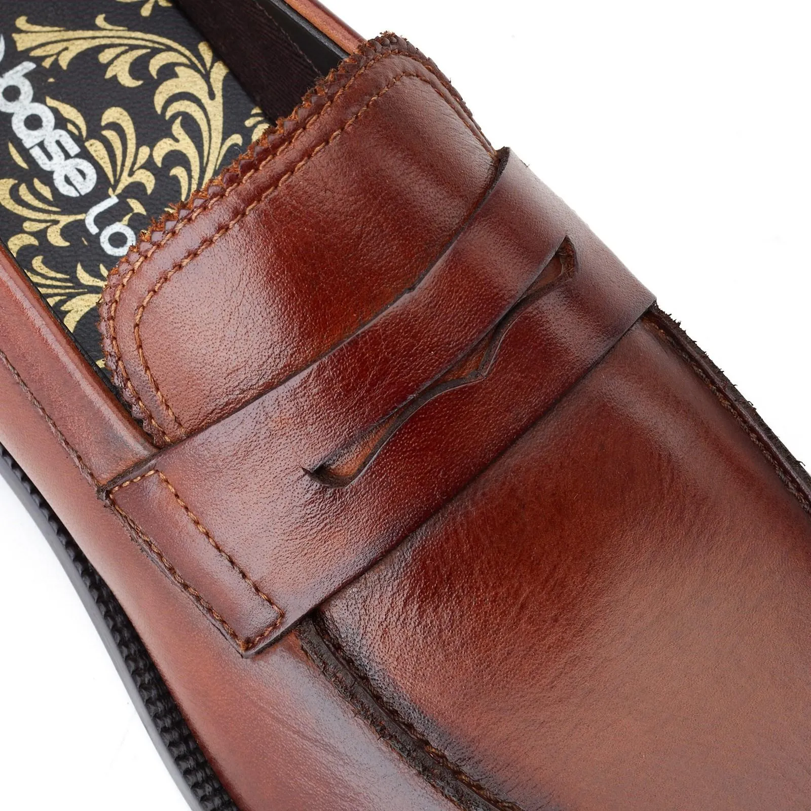 Base London Danbury Penny Loafer Shoes