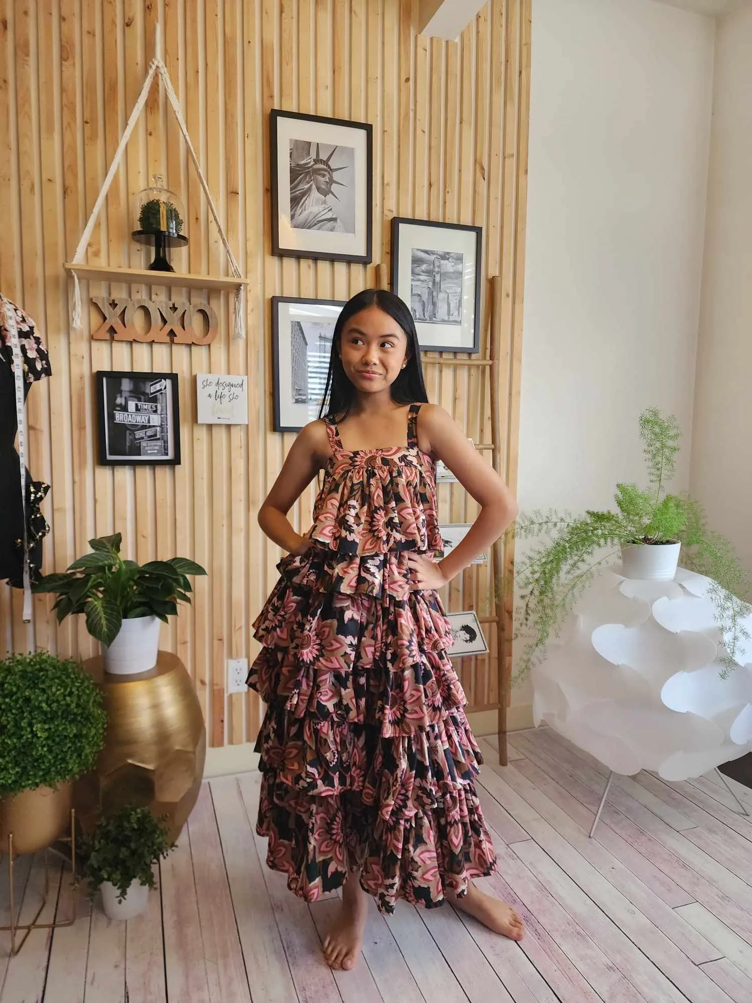 Broadway Sway Ruffle Dress