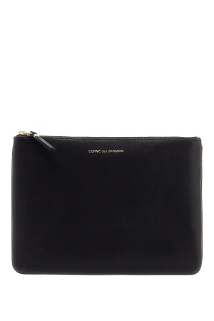 Comme Des Garcons Wallet Smooth Leather Pouch In Seven Words