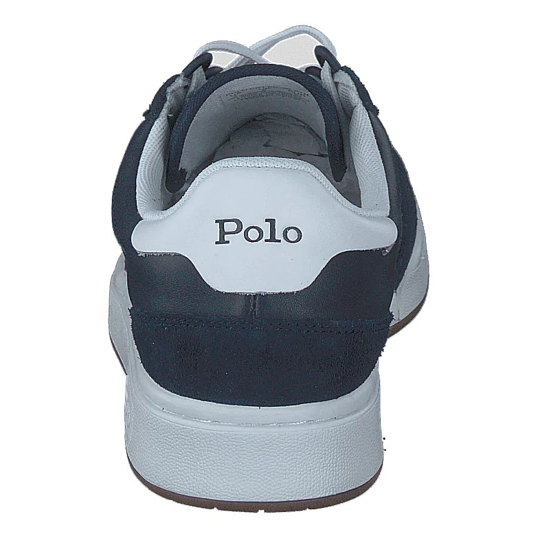 Court Leather-Suede Sneaker Newport Navy / RL2000 Red PP