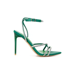 Dare Me Rhinestone Embellished Stiletto Sandals
