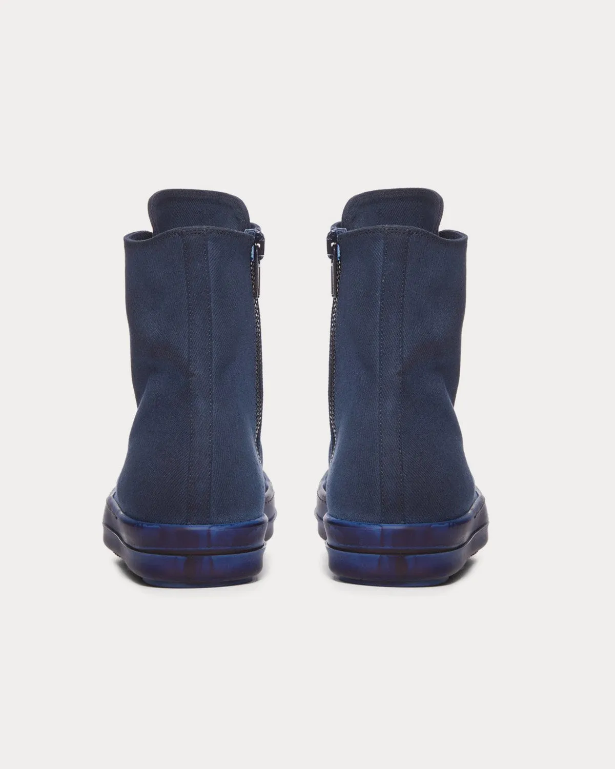 Denim Indigo High Top Sneakers