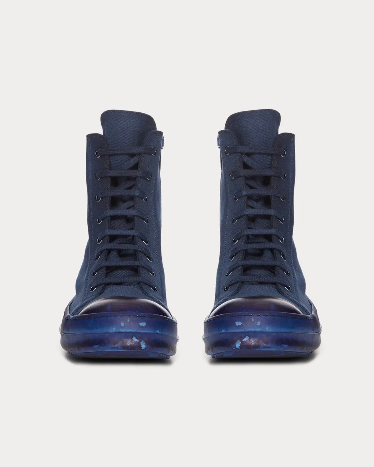 Denim Indigo High Top Sneakers