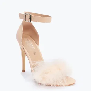 FUR STRAP STILETTOS
