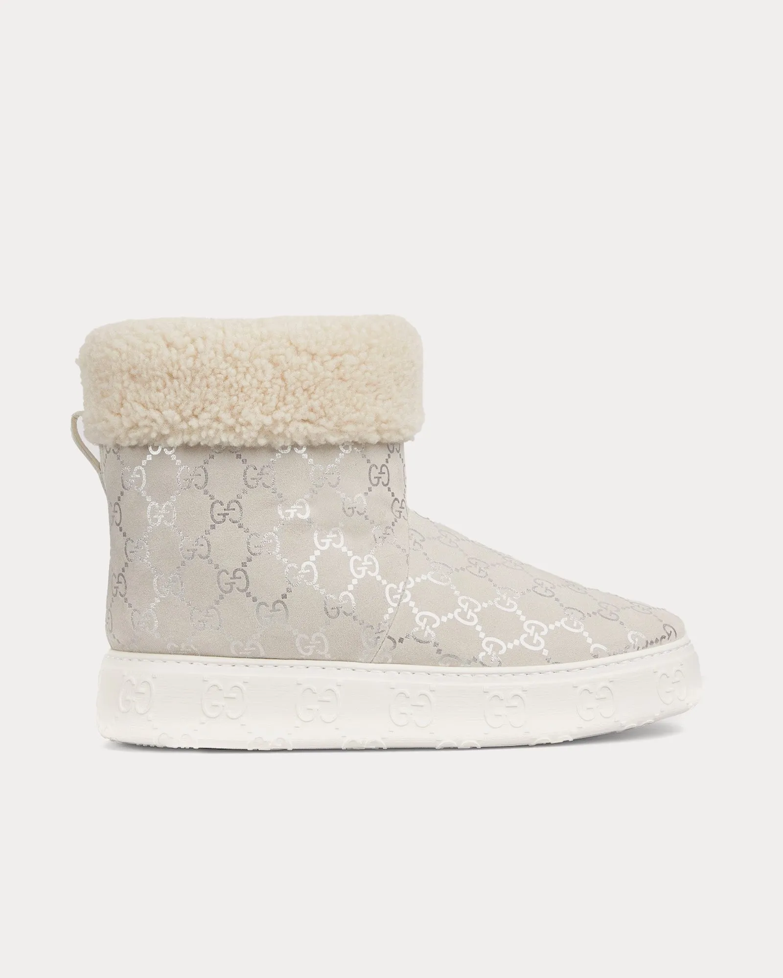 GG Suede with Merinos Trim Silver / Grey Boots