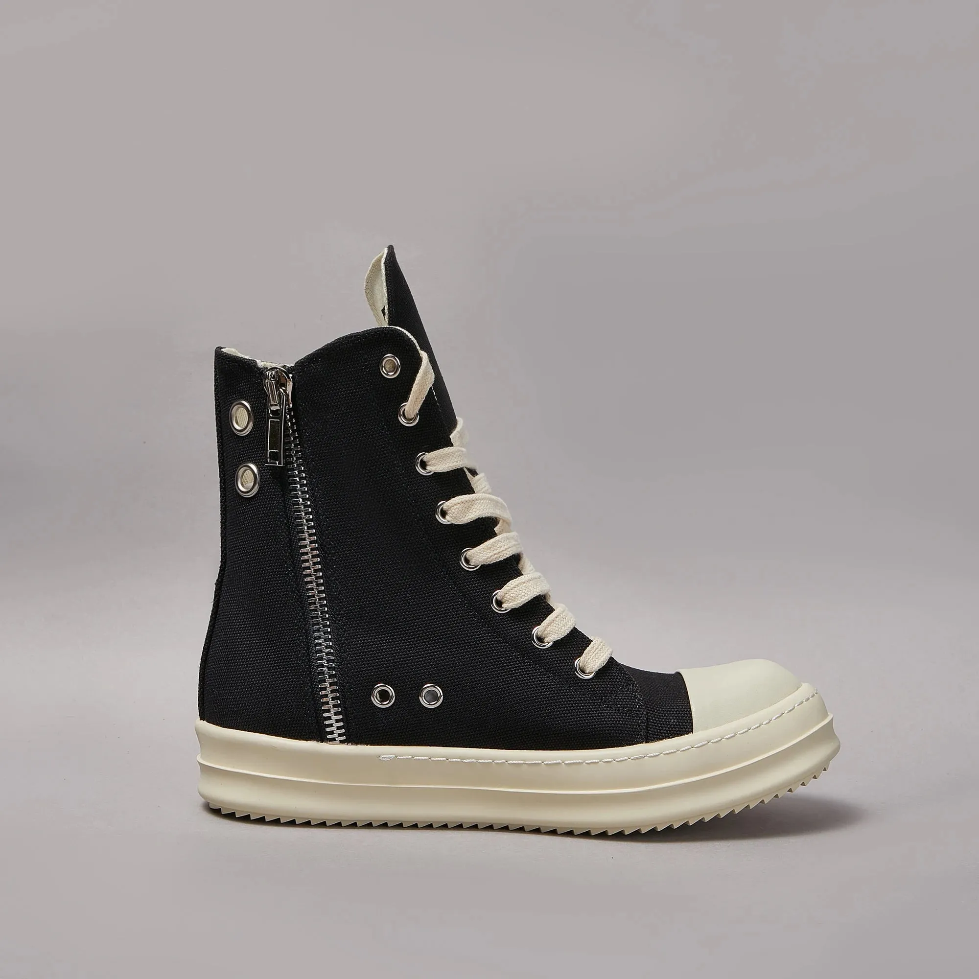 H.Q High tops dupe denim canvas sneakers