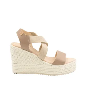 Open Toe Leather Espadrille - 2159 H Retro Ciervo