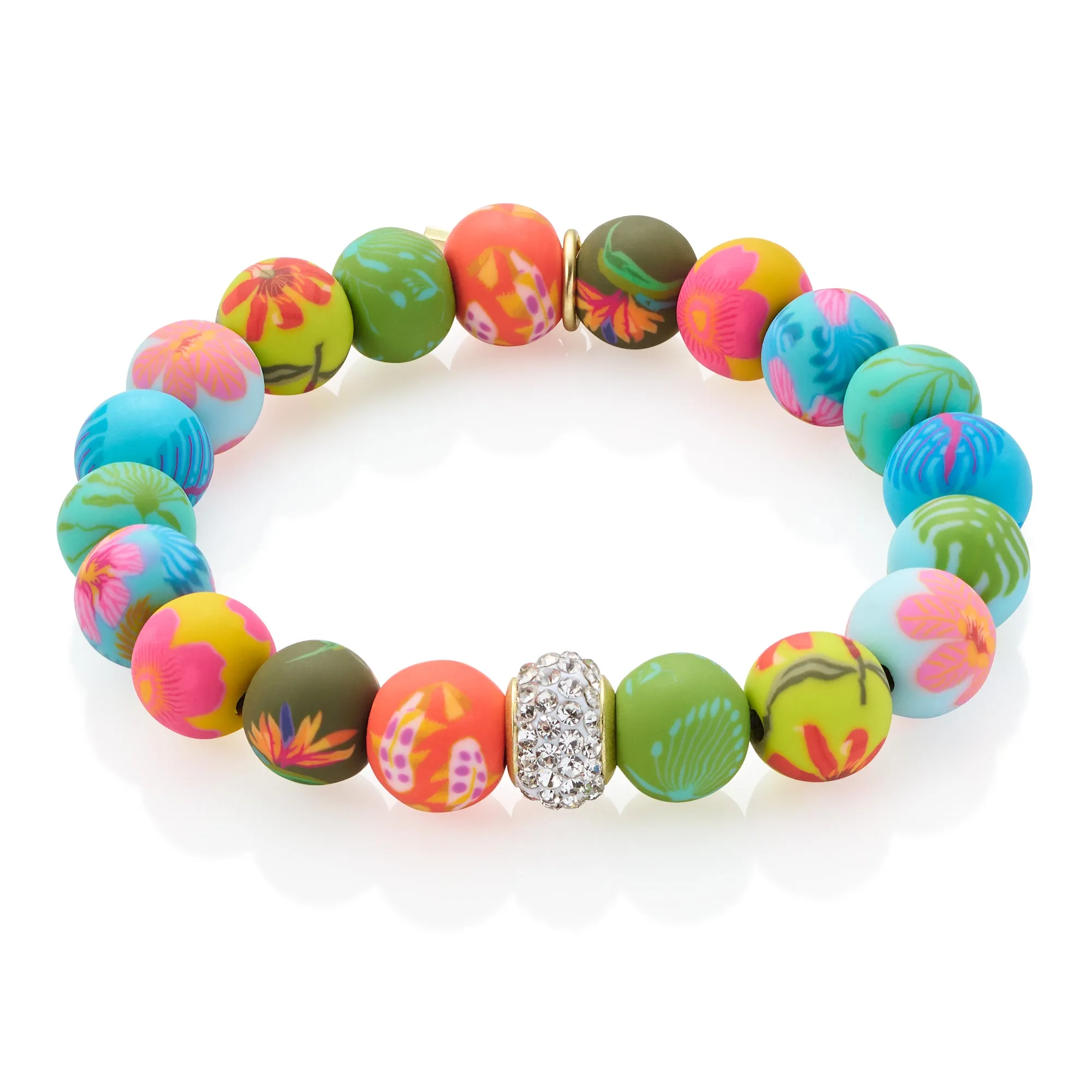 Paradise Island Crystal Stretch Bracelet