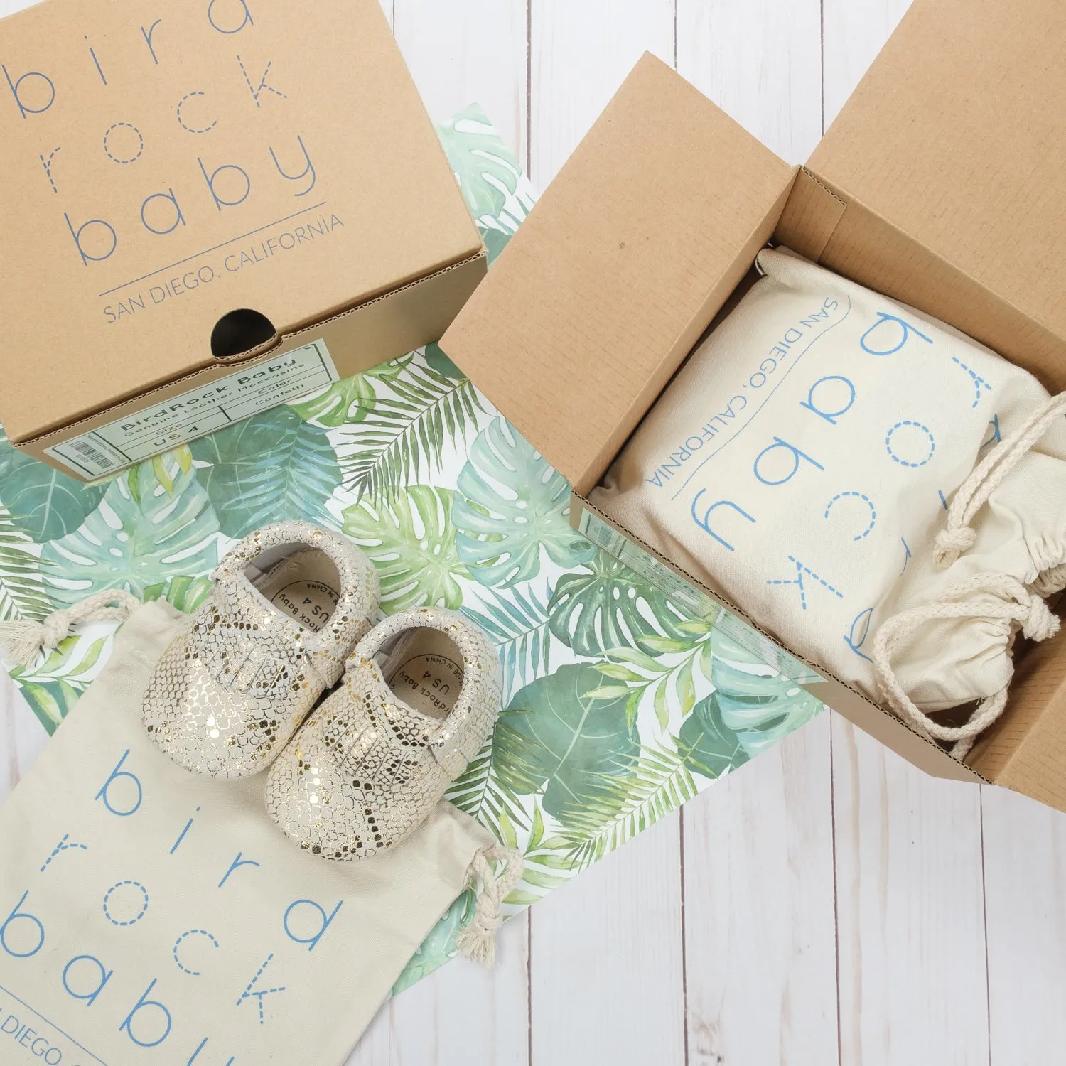 Rattlesnake Baby Moccasins