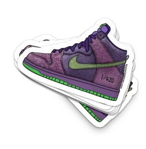 SB Dunk High "420 Reverse Skunk" Sneaker Sticker
