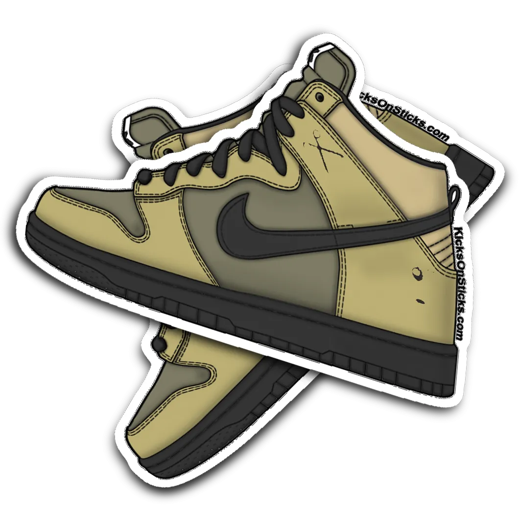 SB Dunk High "Chromeball" Sneaker Sticker