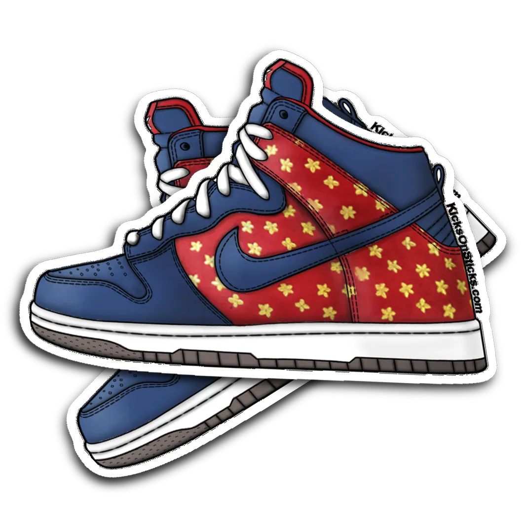 SB Dunk High "Quagmire" Sneaker Sticker
