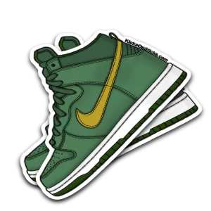 SB Dunk High "St Patty" Sneaker Sticker