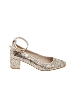 SHINY MULTICOLORED SHOES WITH HEELS