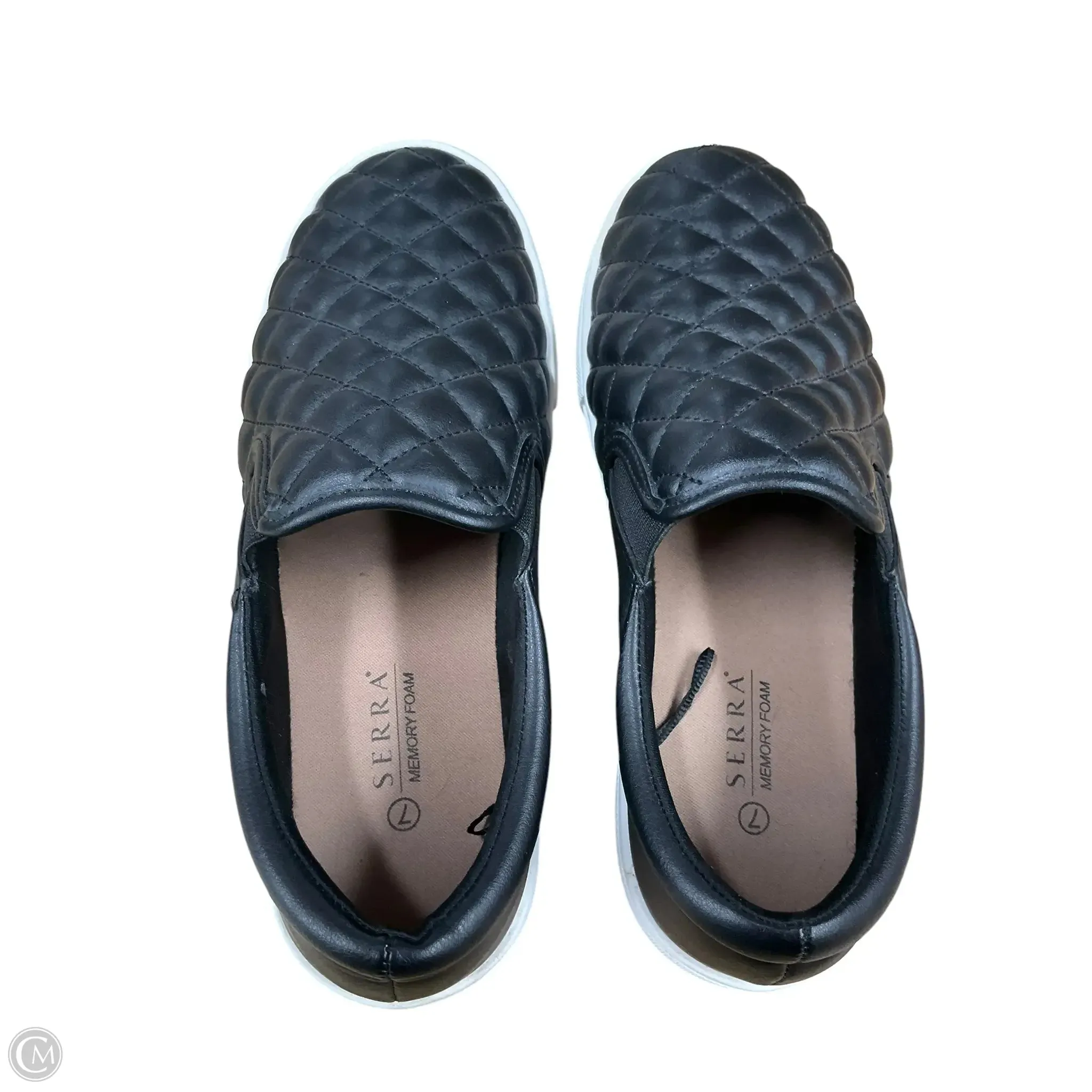 Shoes Sneakers By Serra In Black, Size: 7