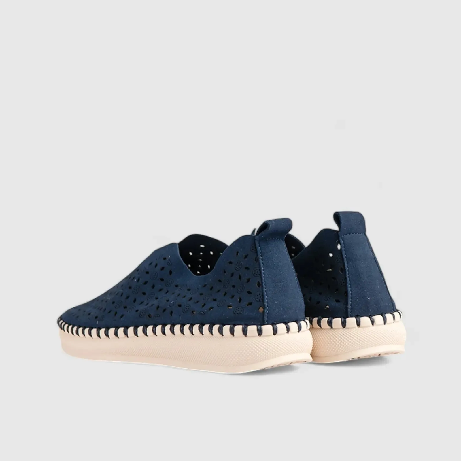 Sienna Comfort Slip On Casuals Navy 01367