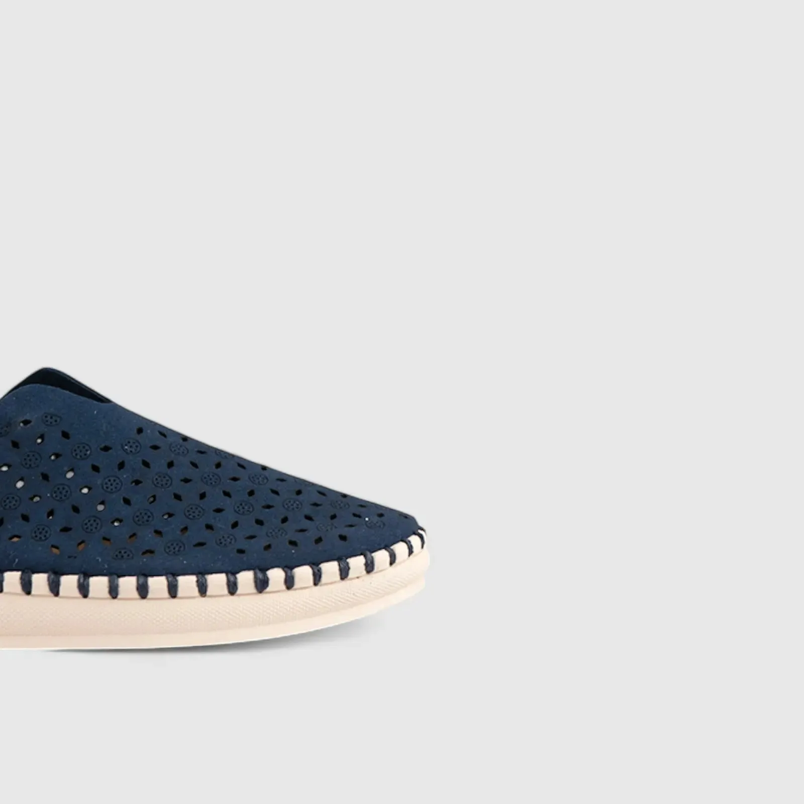 Sienna Comfort Slip On Casuals Navy 01367