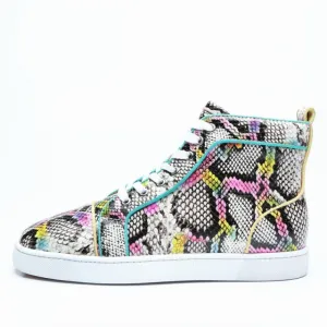 Snakeskin Print Sneakers