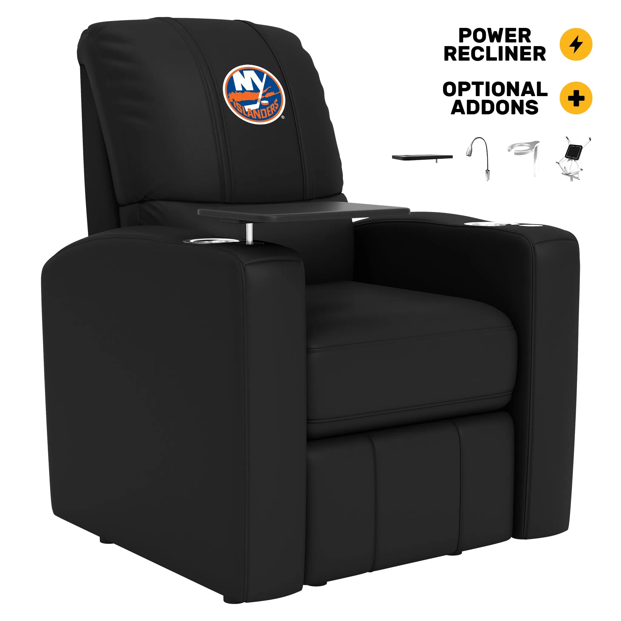 Stealth Power Plus Recliner with New York Islanders Logo
