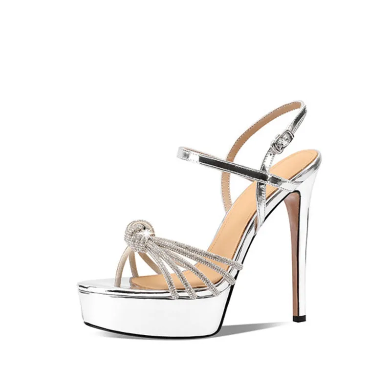 Veltique Croctex Wedding Stilettos Sandals