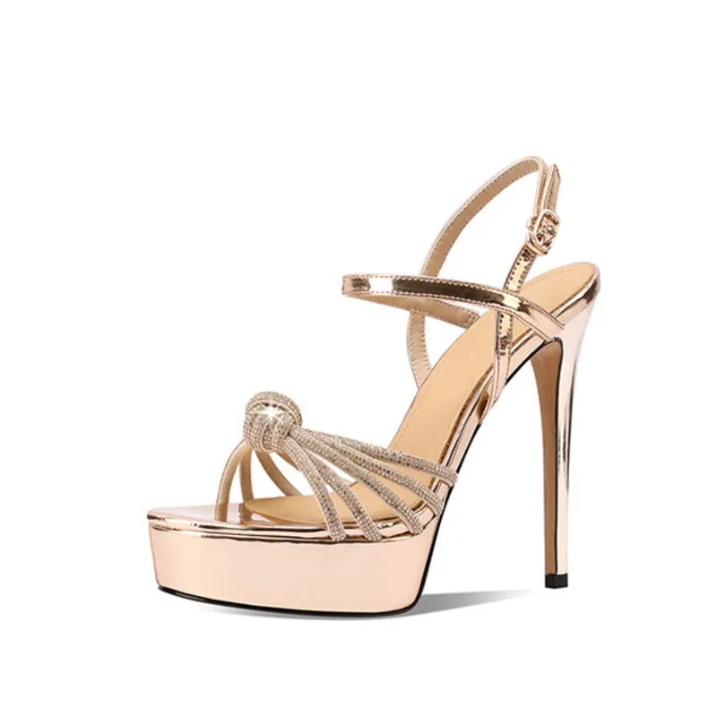 Veltique Croctex Wedding Stilettos Sandals