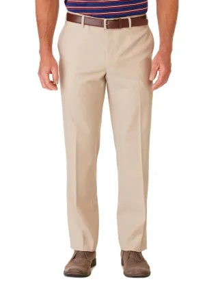 WARATAH FLAT FRONT TROUSER - BONE