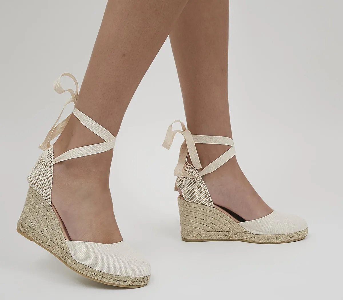 Womens Gaimo For Office Ankle Tie Natural