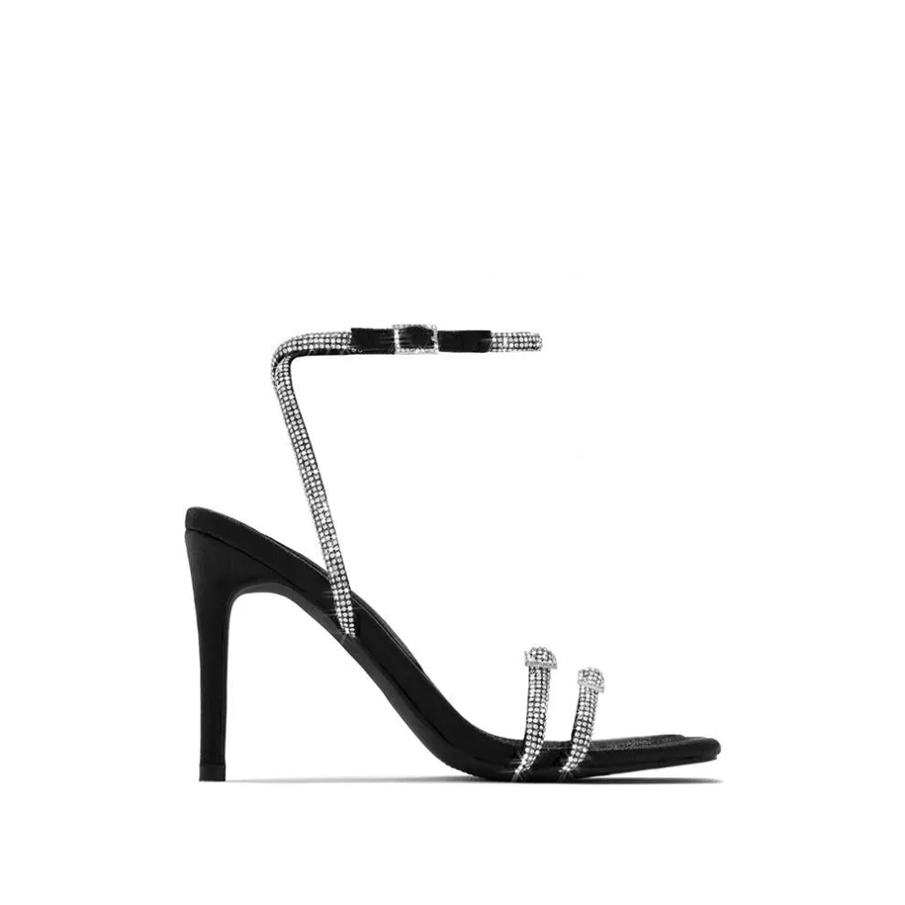 Women’s High Heel Rhinestone Stiletto Sandals