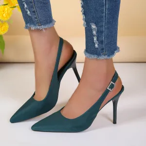 Women’s Pointed Toe High Heel Stilettos in 2 Colors