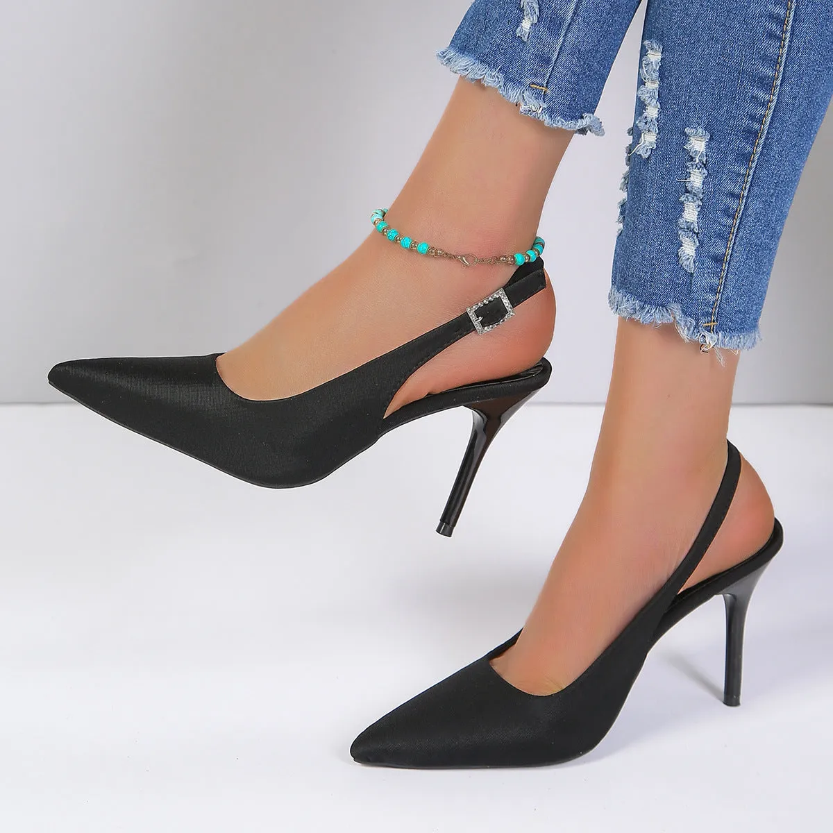 Women’s Pointed Toe High Heel Stilettos in 2 Colors