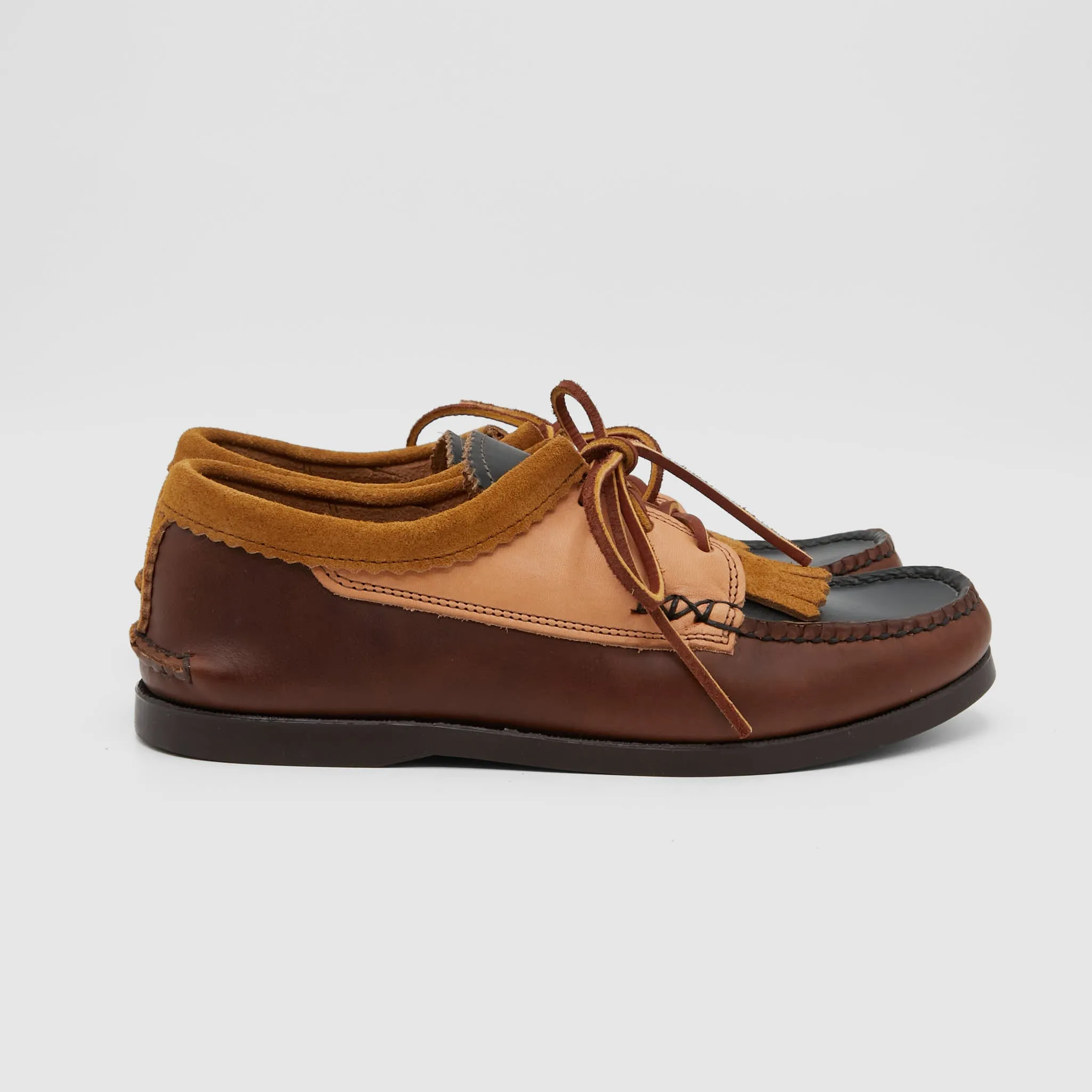 Yuketen Blucher Moc Toe Shoe with Kiltie