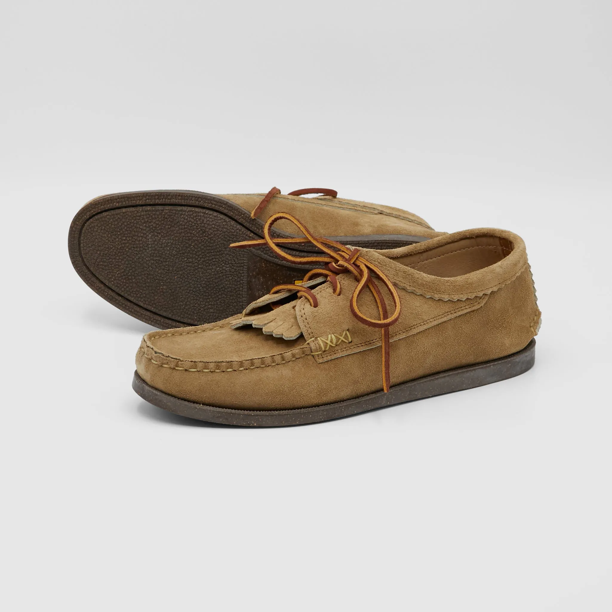 Yuketen Blucher Moc Toe Shoe with Kiltie